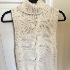 Michael Kors sleeveless turtleneck sweater